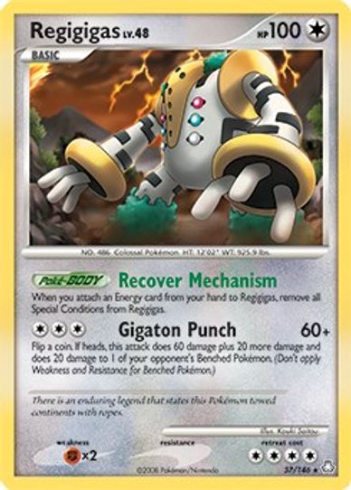 Regigigas (DP Legends Awakened) (37/203) [Deck Exclusives]