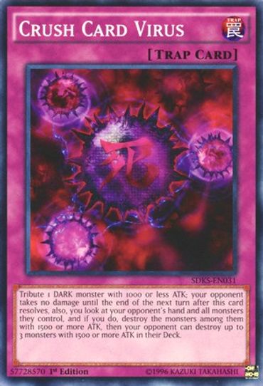 Crush Card Virus (SDKS-EN031) [Structure Deck: Seto Kaiba]