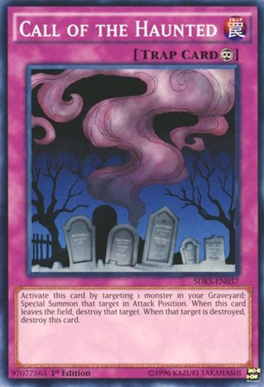 Call of the Haunted (SDKS-EN037) [Structure Deck: Seto Kaiba]