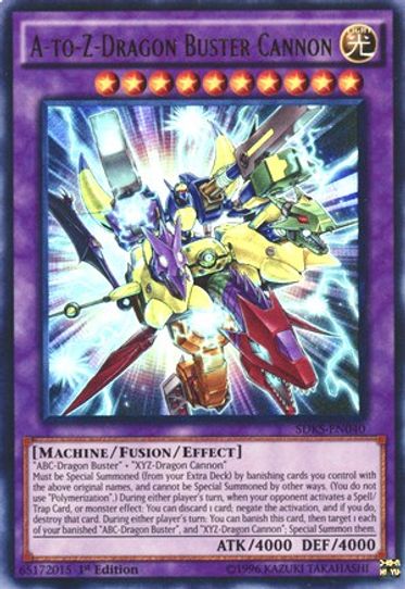 A-to-Z-Dragon Buster Cannon (SDKS-EN040) [Structure Deck: Seto Kaiba]