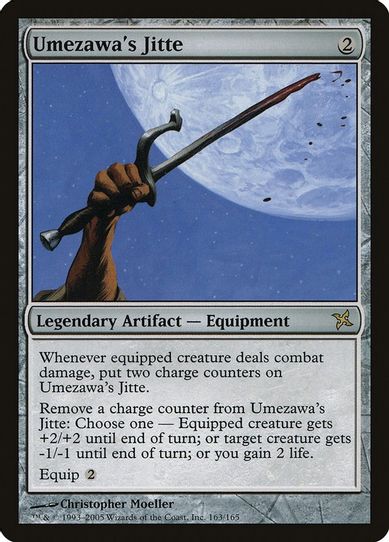 Umezawa's Jitte (163) [Betrayers of Kamigawa]