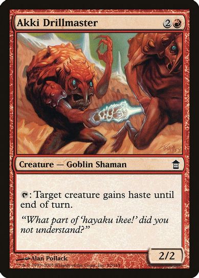 Akki Drillmaster (92) [Saviors of Kamigawa]