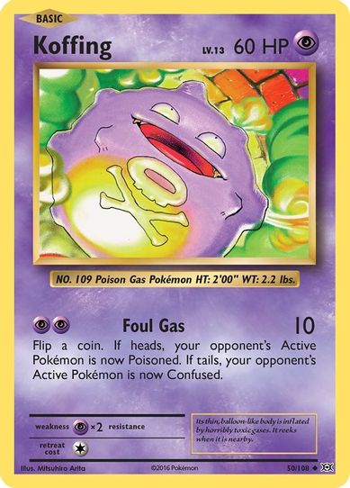 Koffing (50/108) [XY: Evolutions]