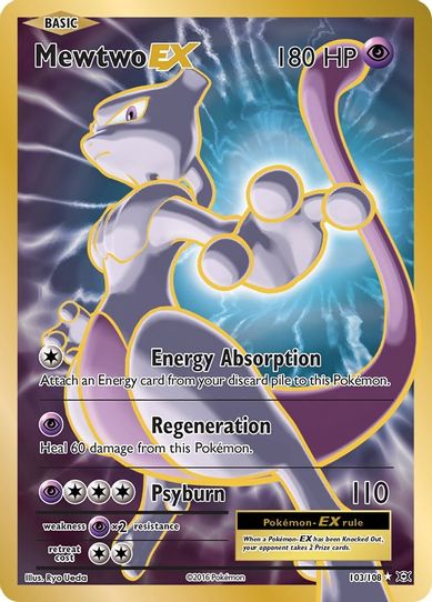 Mewtwo EX (Full Art) (103/108) [XY: Evolutions]
