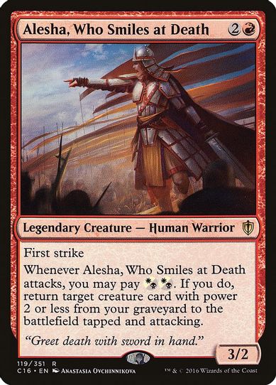 Alesha, Who Smiles at Death (119) [Commander 2016]