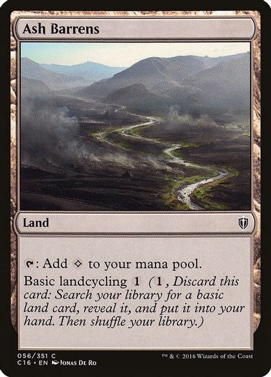 Ash Barrens (56) [Commander 2016]