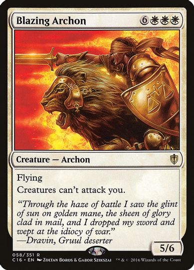 Blazing Archon (58) [Commander 2016]