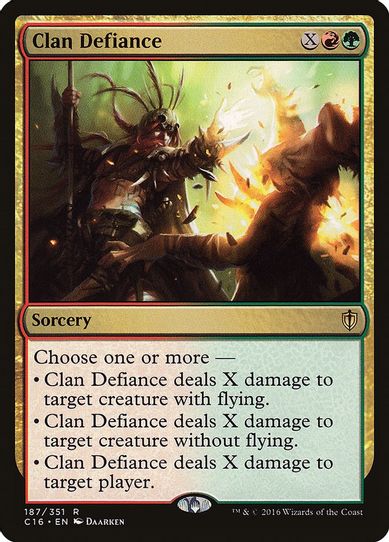 Clan Defiance (187) [Commander 2016]