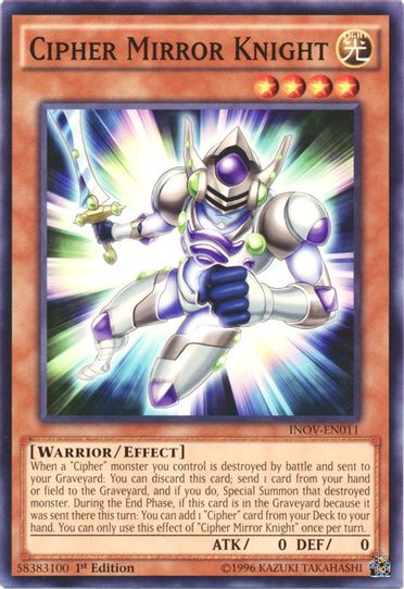 Cipher Mirror Knight (INOV-EN011) [Invasion: Vengeance]