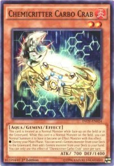 Chemicritter Carbo Crab (INOV-EN024) [Invasion: Vengeance]