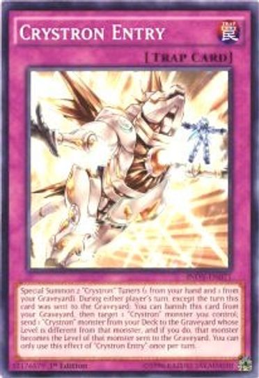 Crystron Entry (INOV-EN071) [Invasion: Vengeance]