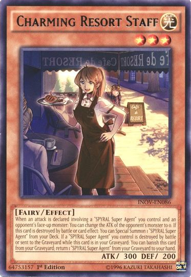 Charming Resort Staff (INOV-EN086) [Invasion: Vengeance]