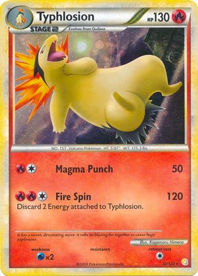 Typhlosion 32/123 (Cosmos Holo) [Deck Exclusives]