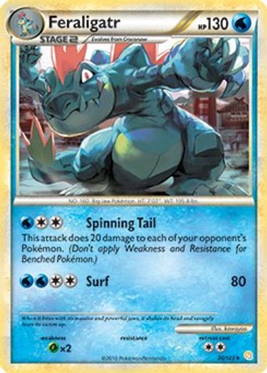 Feraligatr 20/123 (Cosmos Holo) [Deck Exclusives]