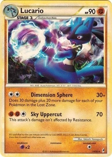 Lucario (Call of Legends Cracked Ice Holo) (14/203) [Deck Exclusives]