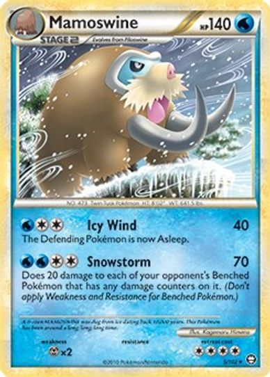 Mamoswine (HGSS Triumphant) (5/203) [Deck Exclusives]