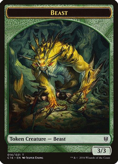 Beast // Ogre Double-sided Token [Commander 2016]