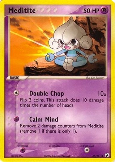 Meditite (65/108) [EX: Battle Stadium]
