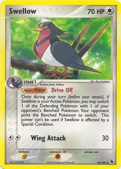 Swellow (46/108) [EX: Battle Stadium]