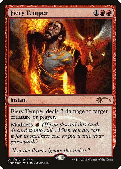Fiery Temper (11) [FNM Promos]