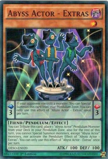 Abyss Actor - Extras (DESO-EN020) [Destiny Soldiers]