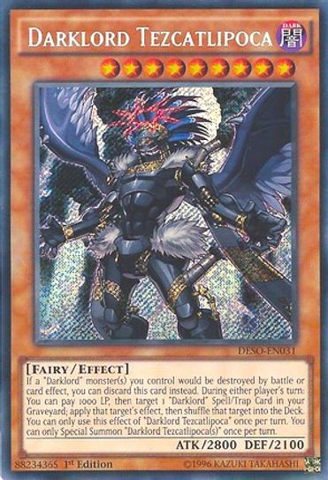 Darklord Tezcatlipoca (DESO-EN031) [Destiny Soldiers]