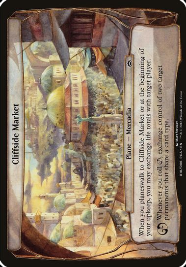 Cliffside Market (Planechase Anthology) [Oversize Cards]
