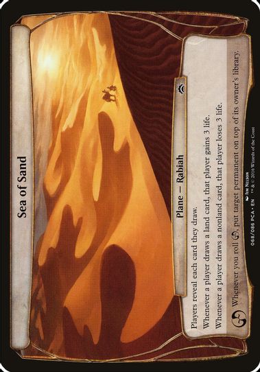 Sea of Sand (Planechase Anthology) [Oversize Cards]