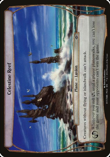 Celestine Reef (Planechase Anthology) [Oversize Cards]