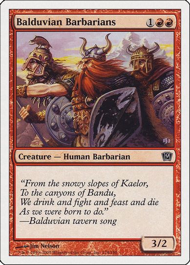 Balduvian Barbarians [9th Edition]