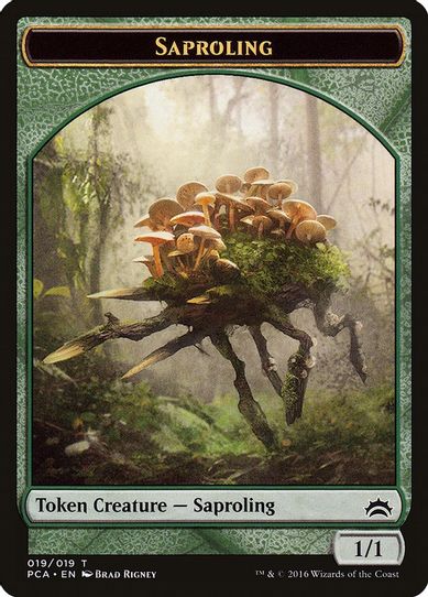 Saproling // Goblin Double-sided Token [Planechase Anthology]
