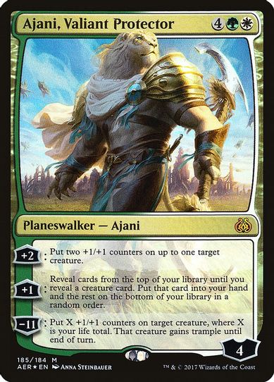 Ajani, Valiant Protector (185) [Aether Revolt]