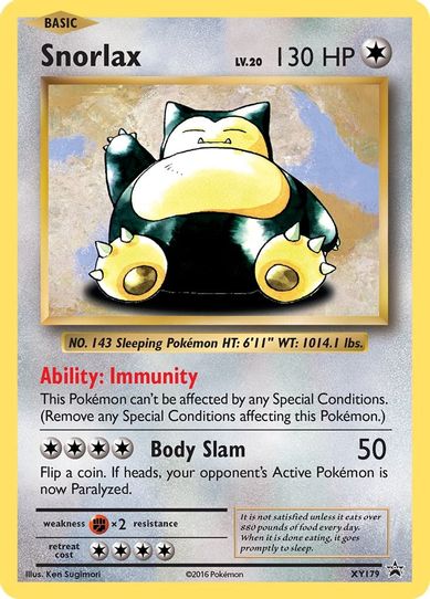 Snorlax XY179 [XY Promos]