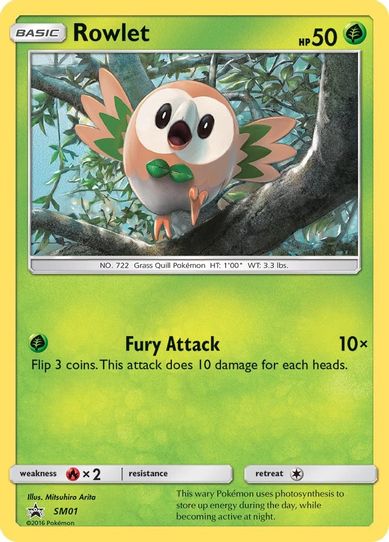 Rowlet - SM (SM01) [SM Promos]