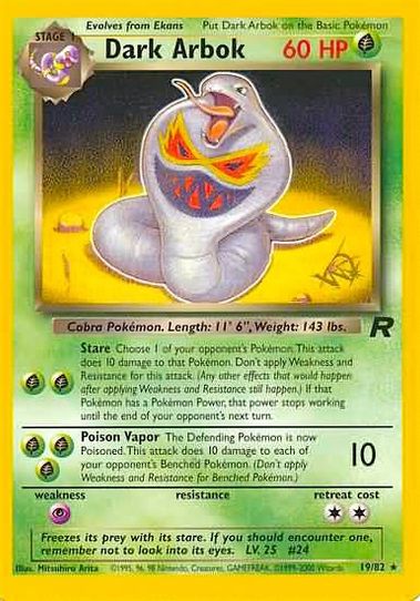 Dark Arbok (W Stamped Promo) (19/63) [WoTC Promo]