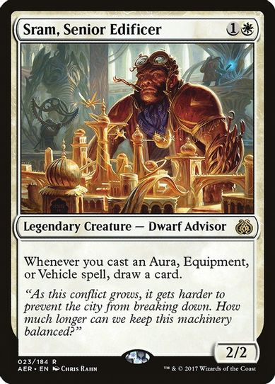 Sram, Senior Edificer (23) [Aether Revolt]