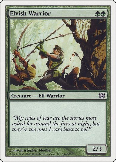 Elvish Warrior [9th Edition]