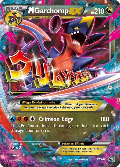 M Garchomp EX XY168 [XY Promos]