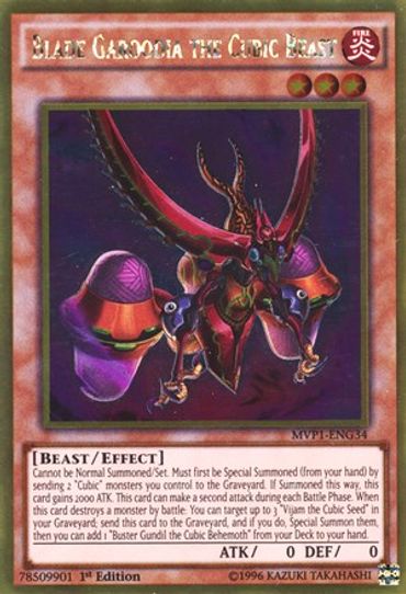 Blade Garoodia the Cubic Beast (MVP1-ENG34) [The Dark Side of Dimensions Movie Pack: Gold Edition]