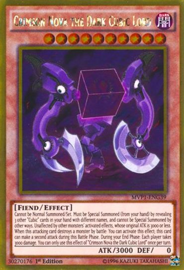 Crimson Nova the Dark Cubic Lord (MVP1-ENG39) [The Dark Side of Dimensions Movie Pack: Gold Edition]
