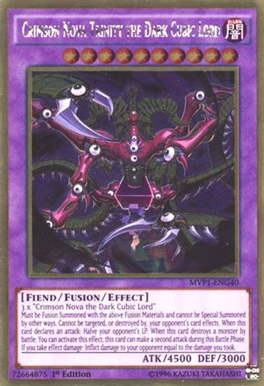 Crimson Nova Trinity the Dark Cubic Lord (MVP1-ENG40) [The Dark Side of Dimensions Movie Pack: Gold Edition]