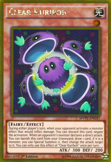 Clear Kuriboh (MVP1-ENG47) [The Dark Side of Dimensions Movie Pack: Gold Edition]