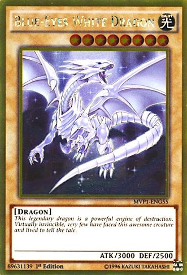 Blue-Eyes White Dragon (MVP1-ENG55) [The Dark Side of Dimensions Movie Pack: Gold Edition]