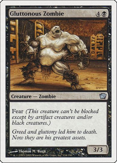Gluttonous Zombie [9th Edition]