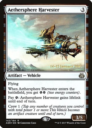 Aethersphere Harvester (142) [Prerelease Cards]