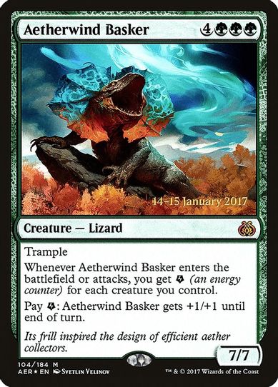 Aetherwind Basker (104) [Prerelease Cards]