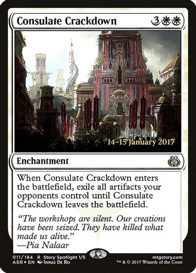 Consulate Crackdown (11) [Prerelease Cards]