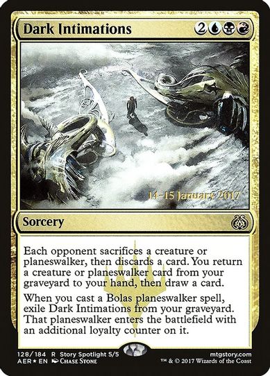 Dark Intimations (128) [Prerelease Cards]