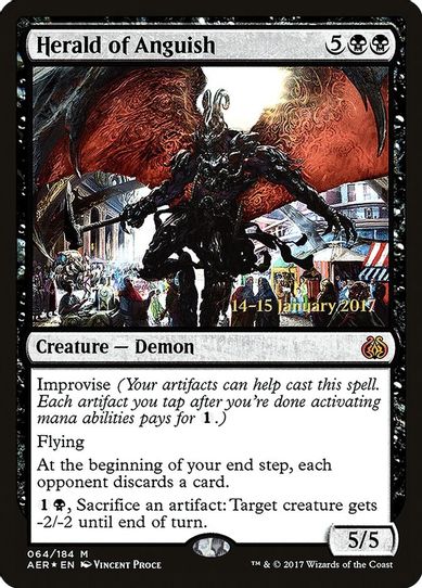 Herald of Anguish (64) [Prerelease Cards]
