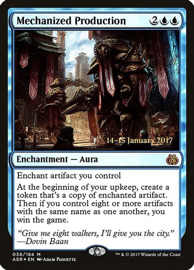 Mechanized Production (38) [Prerelease Cards]